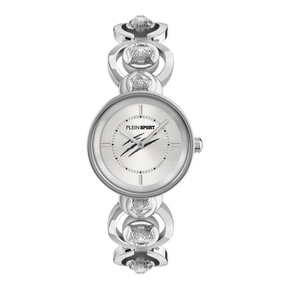 Plein Sport Supernova Bracelet Watch Silver Womens